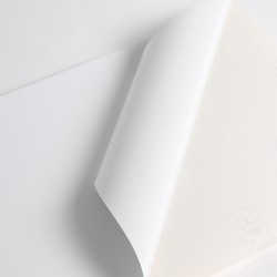 CSR25 - Semi-rigido Bianco Opaco ad permanente rinforzato trasparente