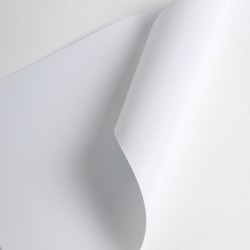 1060mm x 50m Non-adhesive White Banner 550g Gloss